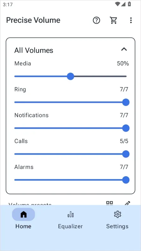 precise volume����